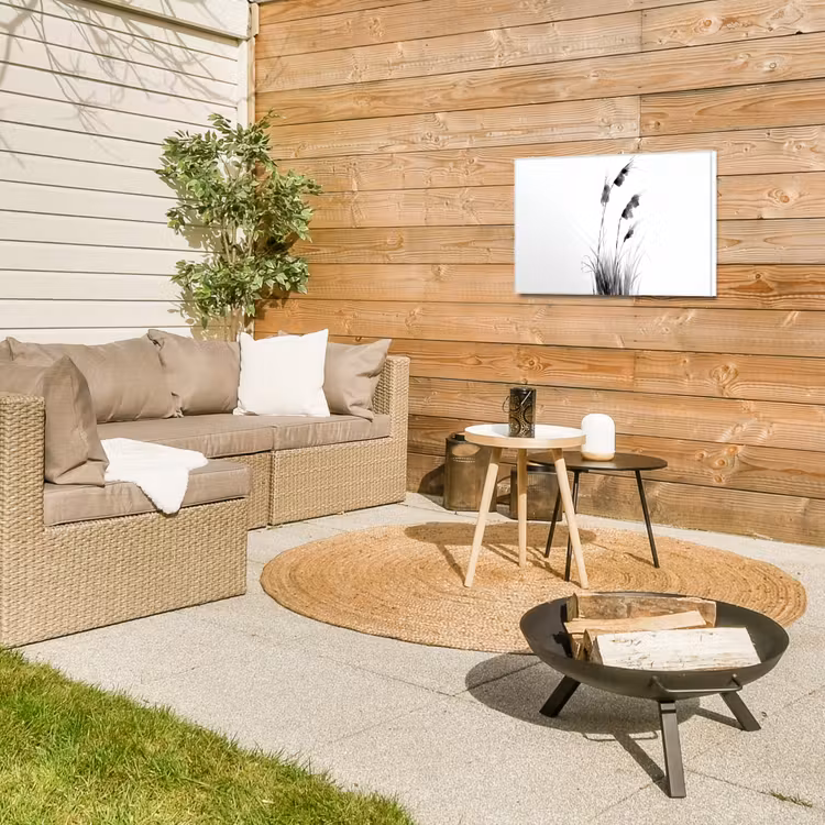 Buiten canvas - Minimalistisch - Stelen - Wit — 5