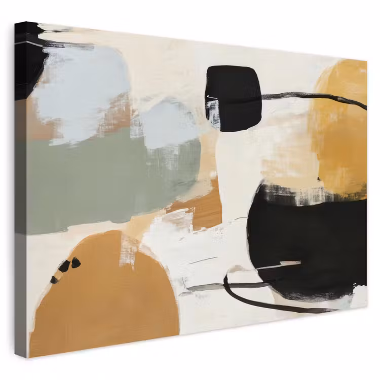 Buiten canvas - Paint - Abstract - Kleuren — 1