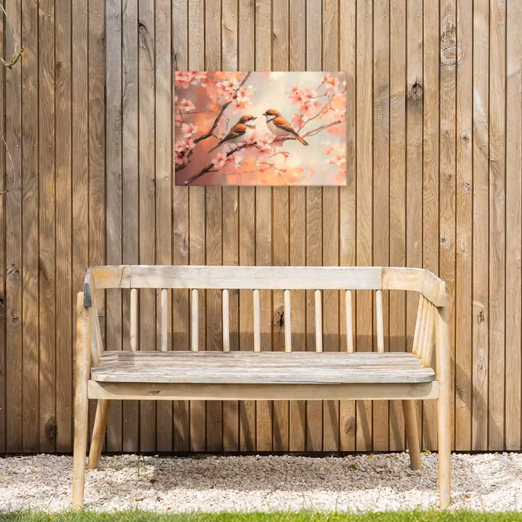 Buiten canvas - Vogels - Romantic - Bloesemtak — 3