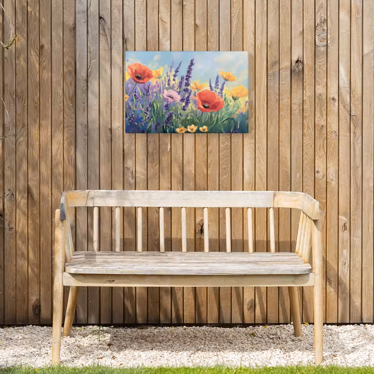 Buiten canvas - Weide - Bloemen - Kleurrijk — 3