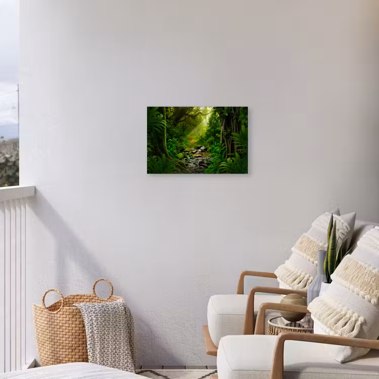 Buiten canvas - Pad door het Regenwoud — 4