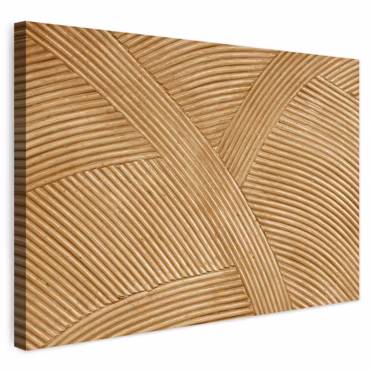 Buiten canvas - Structuur - Natuur - Kunst - Rotan — 1