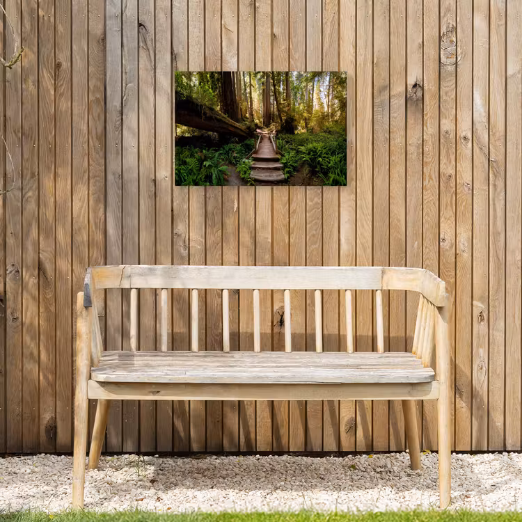 Buiten canvas - Verloren Brug in het Woud — 3