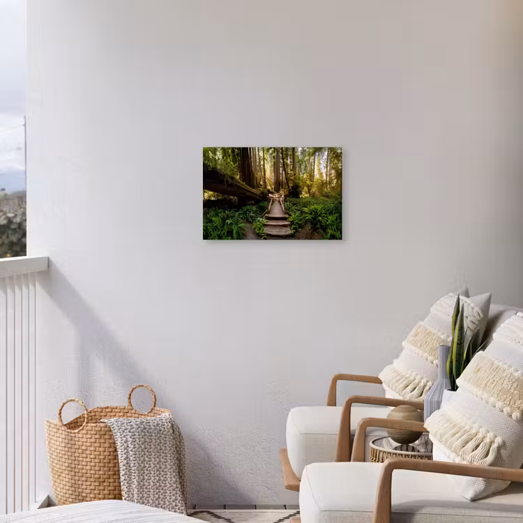 Buiten canvas - Verloren Brug in het Woud — 4