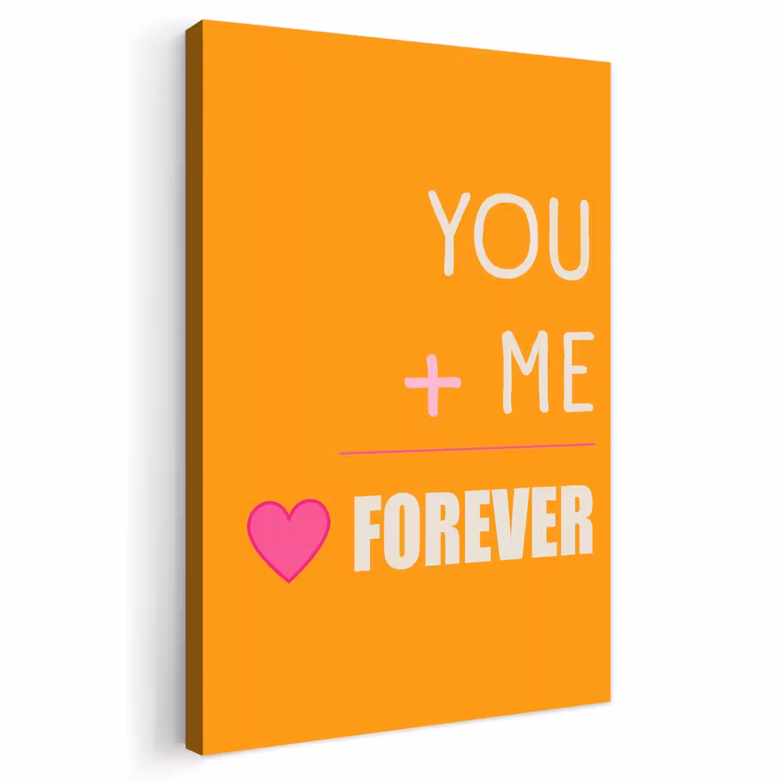 Buiten canvas - Oranje - Love - Valentijn — 1
