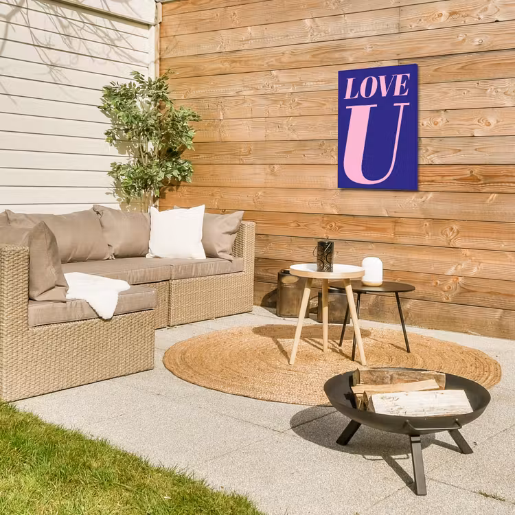 Buiten canvas - Love - Blauw - Valentijn — 5