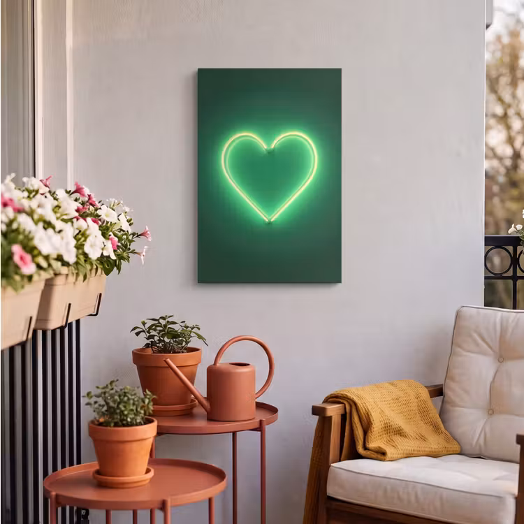Buiten canvas - Neon - Groen - Licht — 4