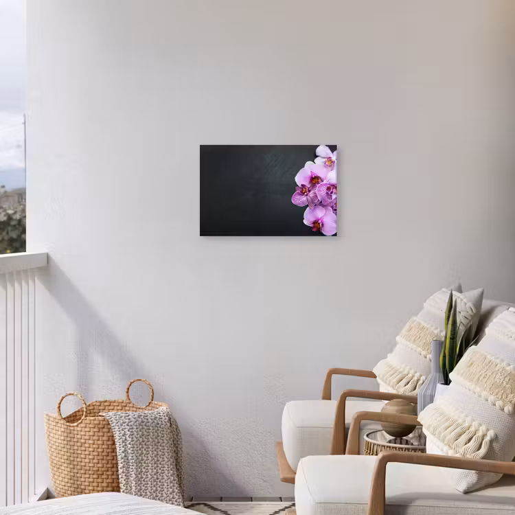 Buiten canvas - Orchidee - Bloemen - Roze - Flora — 4
