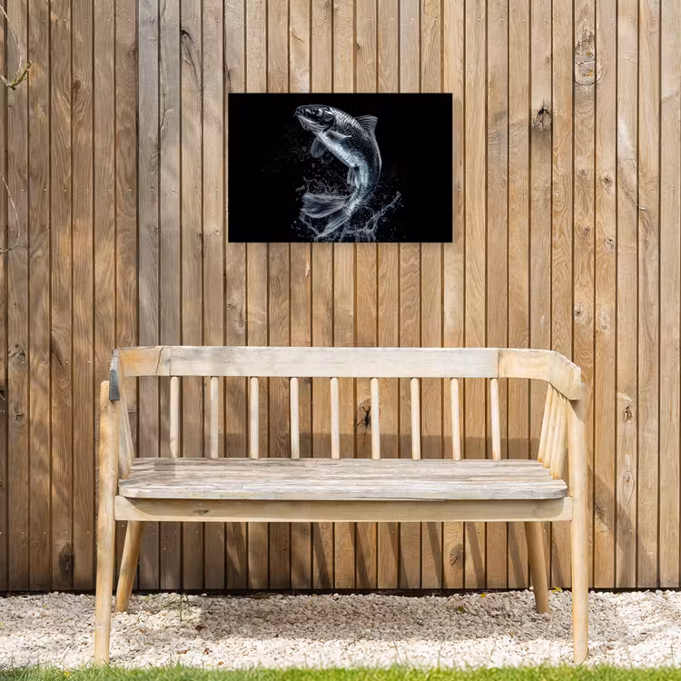 Buiten canvas - Vis - Koi - Zwart - Water — 3