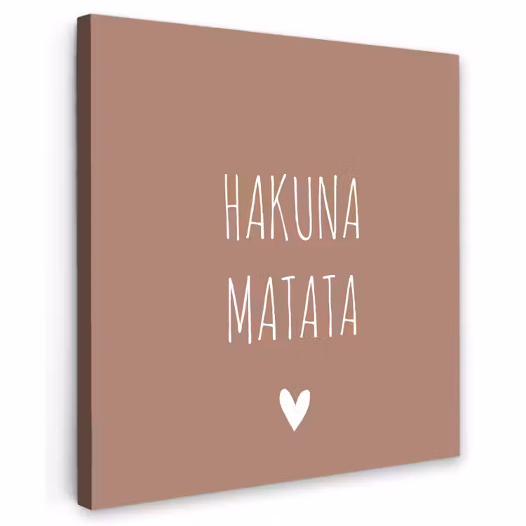 Buiten canvas - Spreuken - Hakuna matata - Quotes — 1