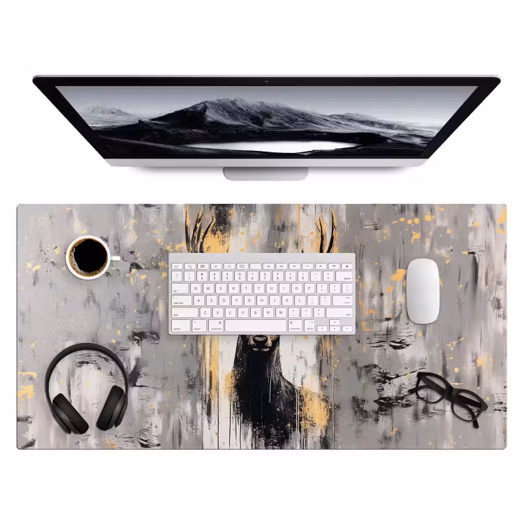 Bureau onderlegger - Abstract - Hert - Gewei - Goud — 3