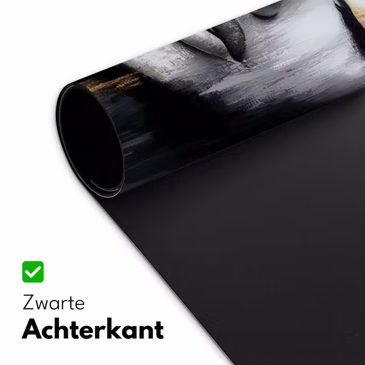 Bureau onderlegger - Gezicht - Vrouw - Penseelstreken - Abstract — 4