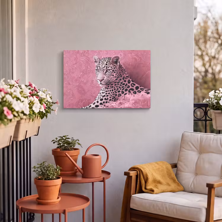 Buiten canvas - Panter - Luxe - Roze — 4
