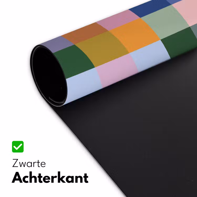 Bureau onderlegger - Blokken - Vierkant - Patroon - Gekleurd — 4
