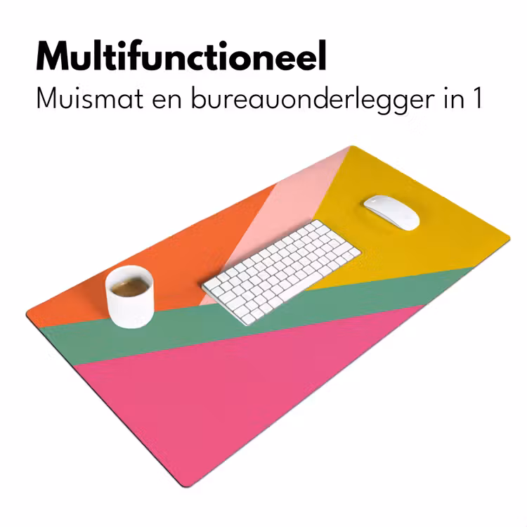 Bureau onderlegger - Driehoeken - Kleurrijk - Abstract — 6