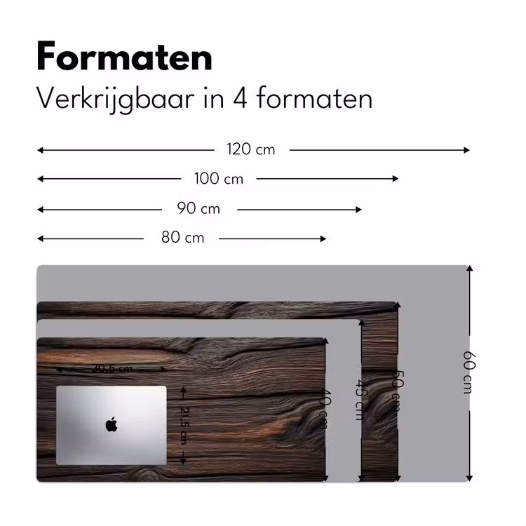 Bureau onderlegger - Hout - Grillige nerven — 7
