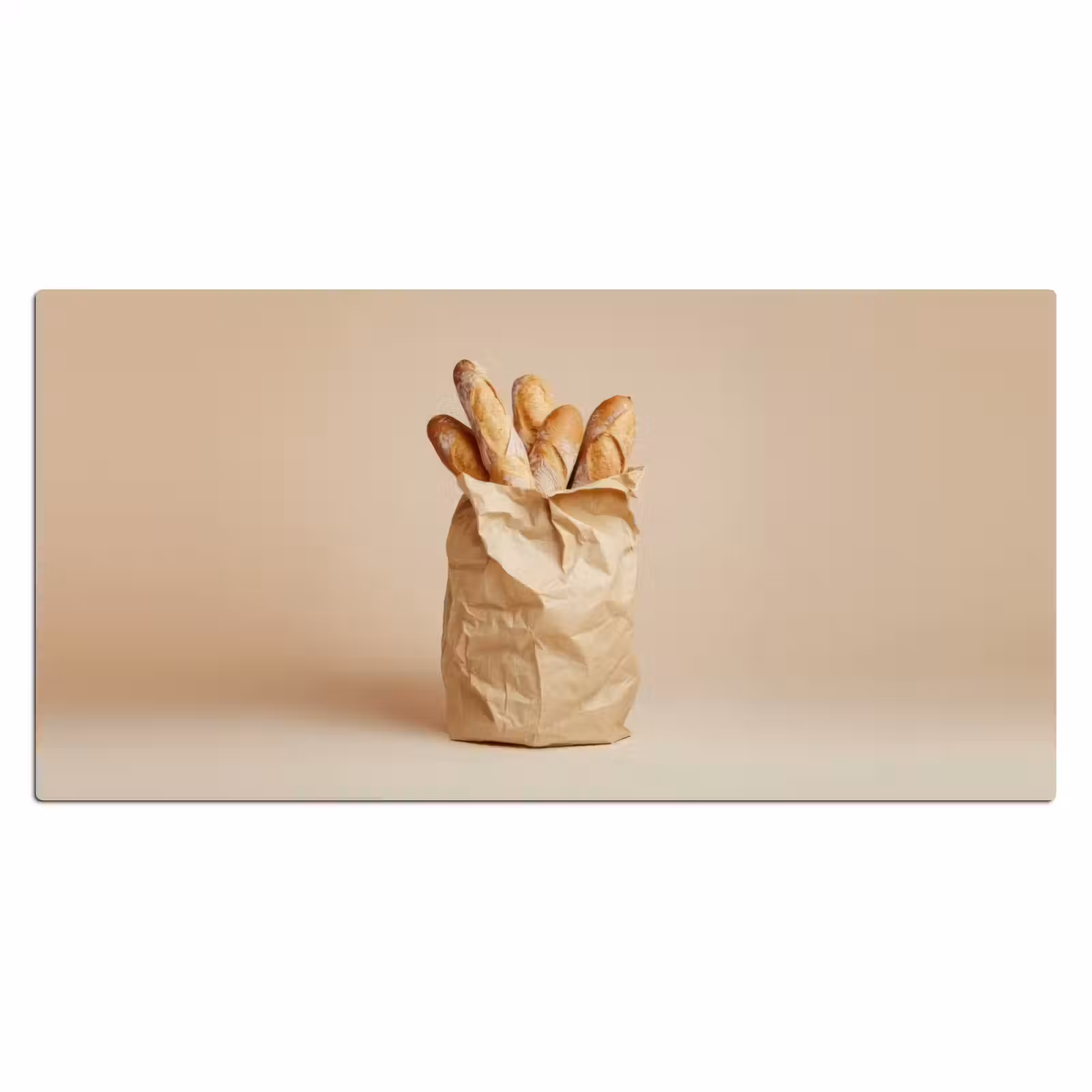 Bureau onderlegger - Baguette - Brood - Stokbrood - Beige — 1