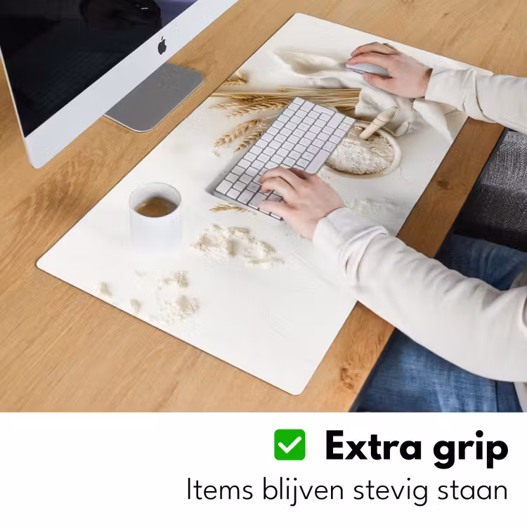 Bureau onderlegger - Bloem - Hout - Tarwe — 5