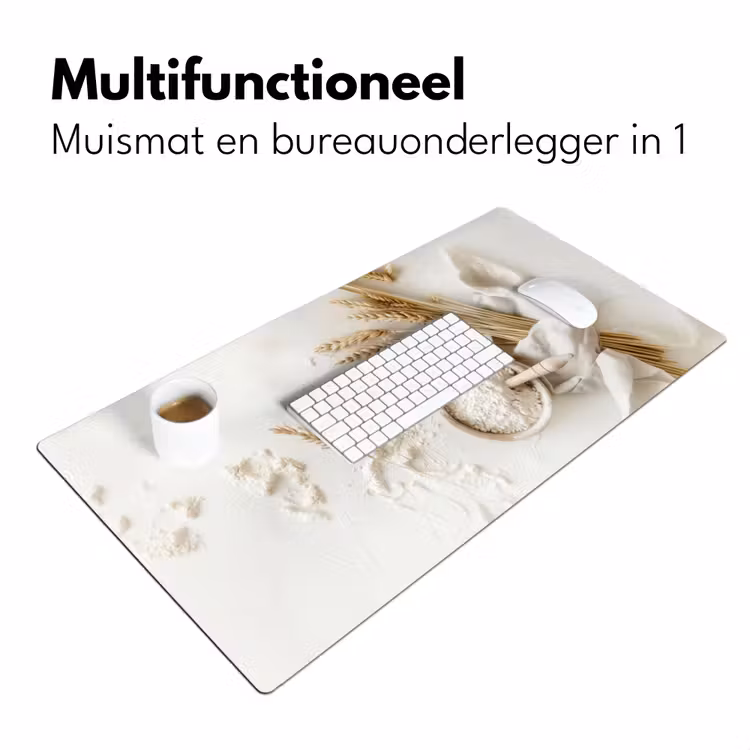 Bureau onderlegger - Bloem - Hout - Tarwe — 6