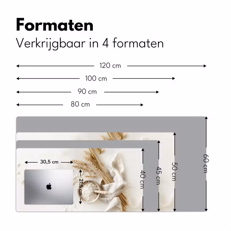 Bureau onderlegger - Bloem - Hout - Tarwe — 7
