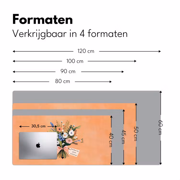 Bureau onderlegger - Boeket - Strikje - Quote — 7