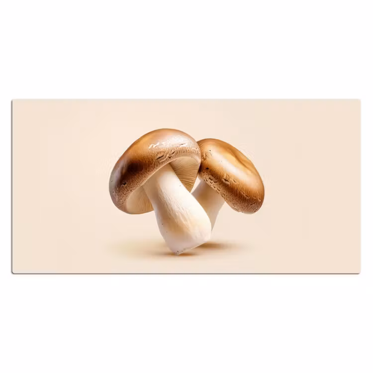 Bureau onderlegger - Champignons - Zacht - Beige — 1
