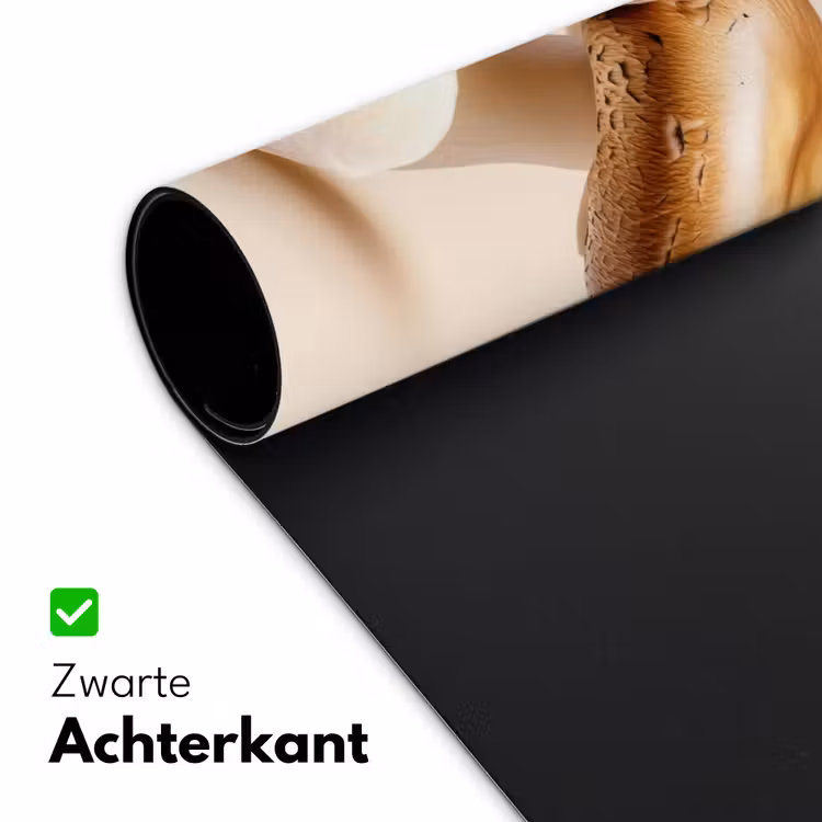 Bureau onderlegger - Champignons - Zacht - Beige — 4