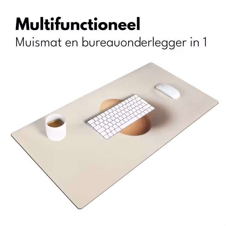 Bureau onderlegger - Ei - Beige - Ovaal - Egaal — 6