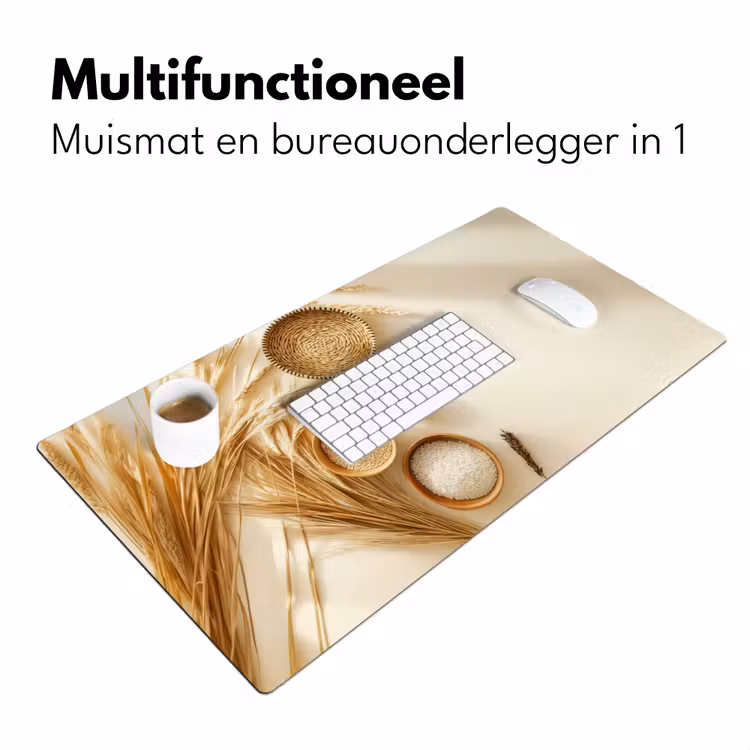 Bureau onderlegger - Granen - Hout - Kom - Beige — 6