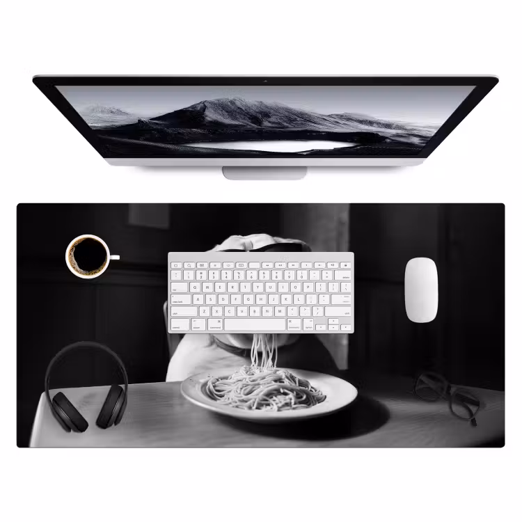 Bureau onderlegger - Hond - Bulldog - Pasta - Bril - Stoer - Dieren — 3