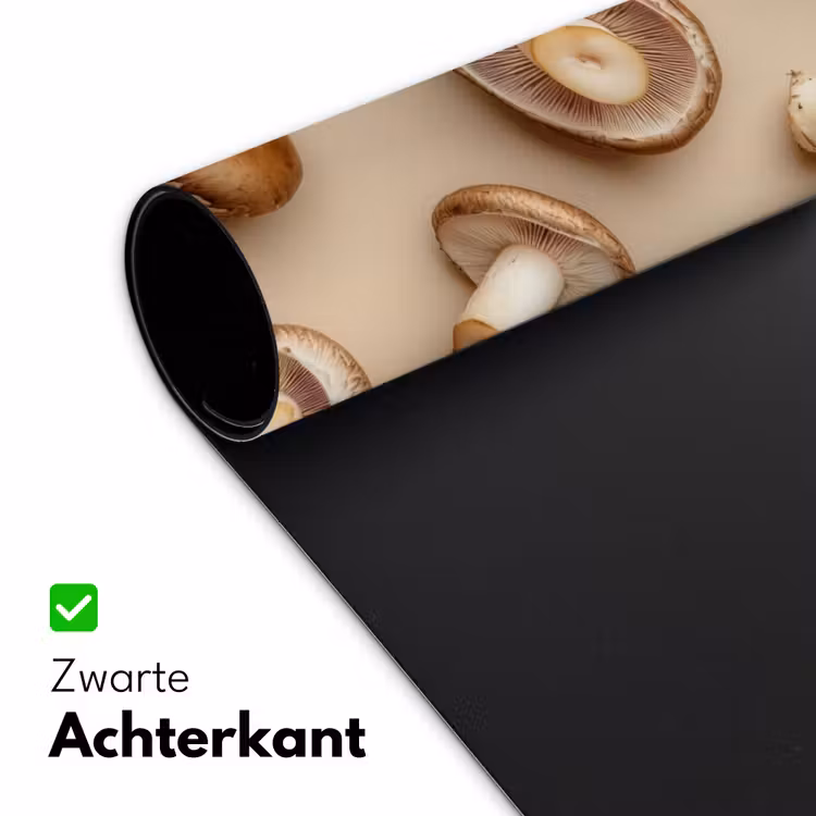 Bureau onderlegger - Kastanje Champignons - Beige — 4