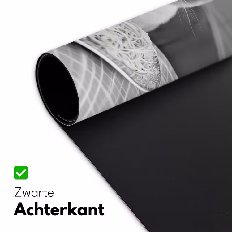 Bureau onderlegger - Kat - Siamees - Zwart Wit - Schattig - Dieren — 4