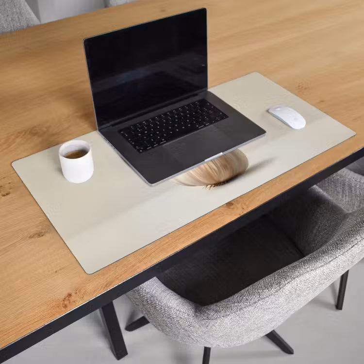 Bureau onderlegger - Knoflook - Natuurlijk - Beige — 2