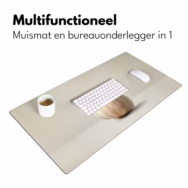 Bureau onderlegger - Knoflook - Natuurlijk - Beige — 6