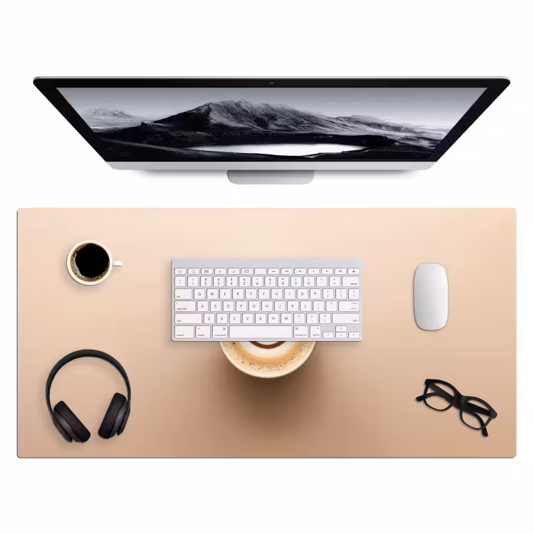 Bureau onderlegger - Koffie - Melkschuim - Lach - Beige — 3