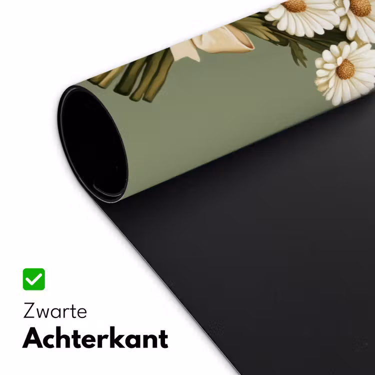 Bureau onderlegger - Lint - Boeket - Groen - Quote — 4