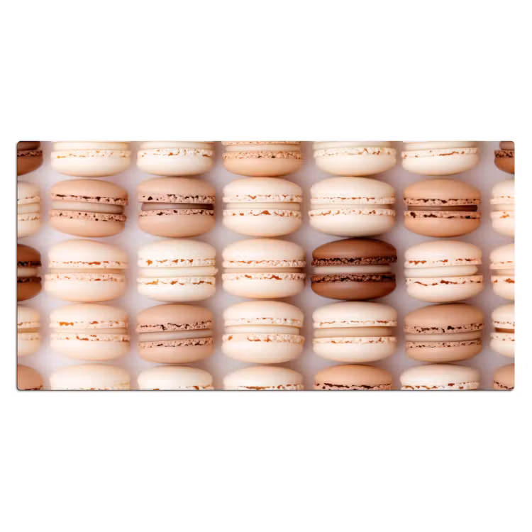 Bureau onderlegger - Macarons - Beige - Bruin — 1