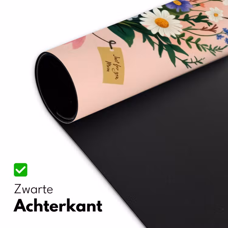 Bureau onderlegger - Margrieten - Boeket - Strikje - Roze — 4