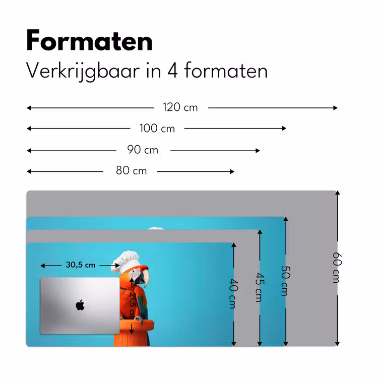 Bureau onderlegger - Ara - Koksmuts - Sokkel - Grappig — 7