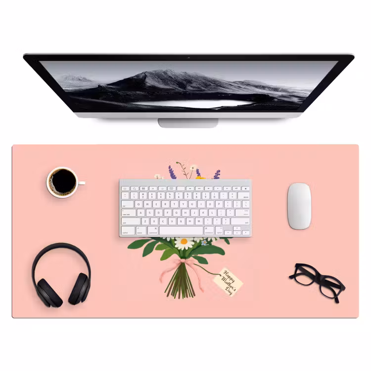 Bureau onderlegger - Bloemen - Lint - Kaartje — 3