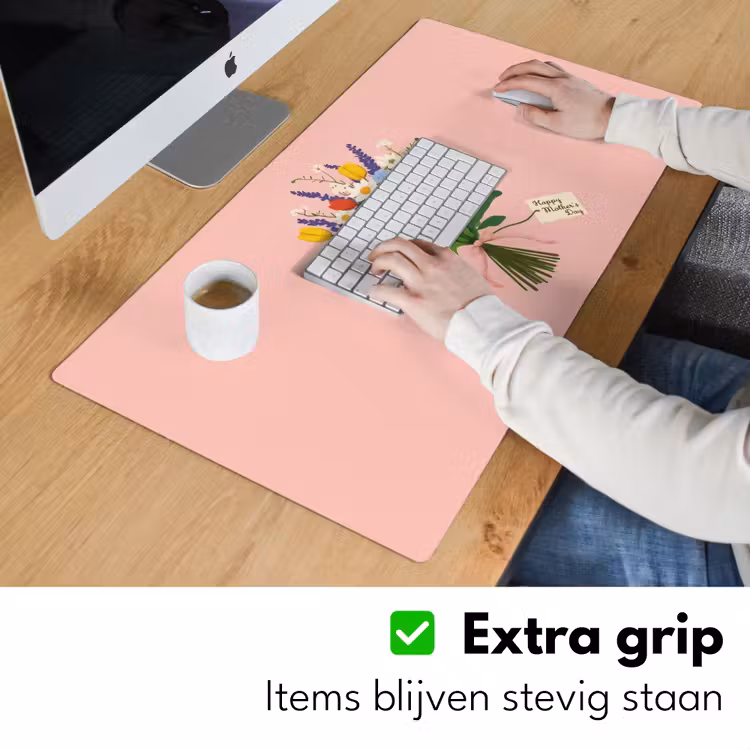 Bureau onderlegger - Bloemen - Lint - Kaartje — 5