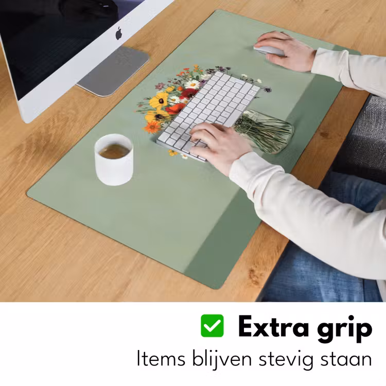 Bureau onderlegger - Bloemen - Vaas - Kaartje — 5