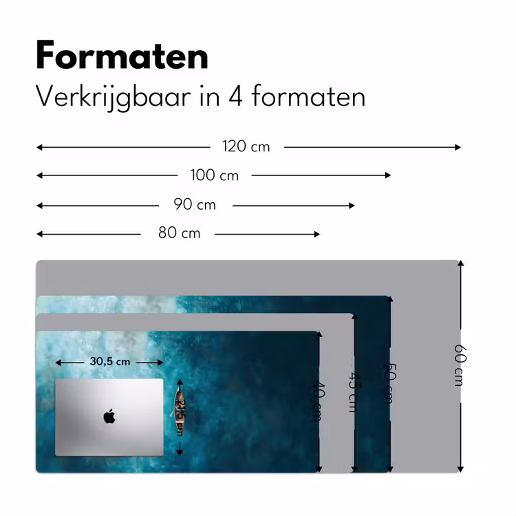 Bureau onderlegger - Bootje - Water - Blauw — 7