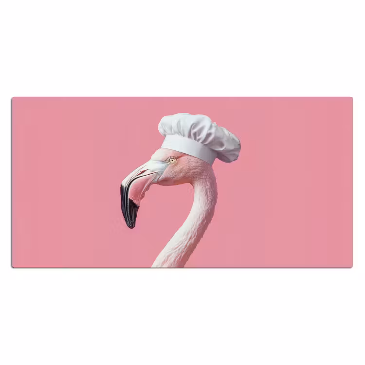 Bureau onderlegger - Flamingo - Roze - Koksmuts - Vogel — 1