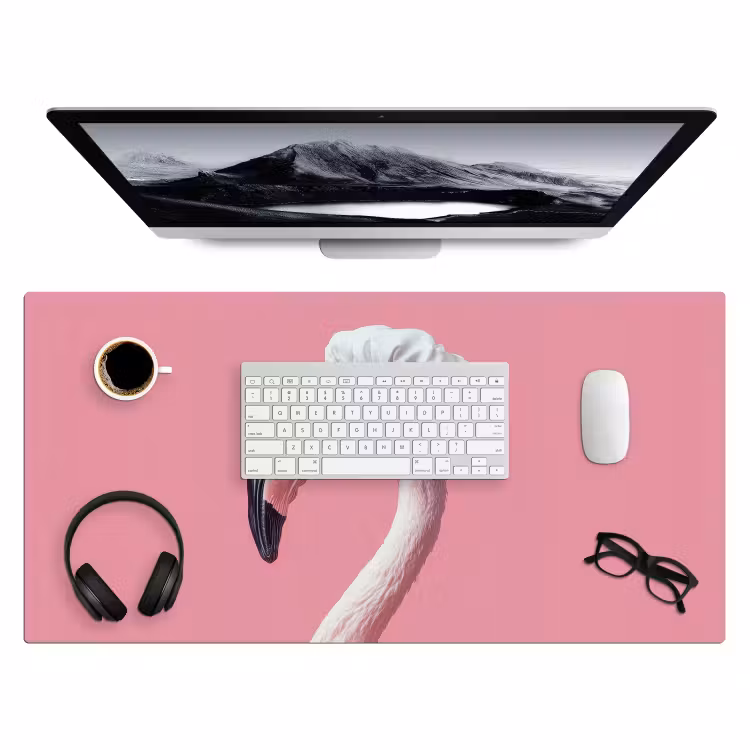 Bureau onderlegger - Flamingo - Roze - Koksmuts - Vogel — 3