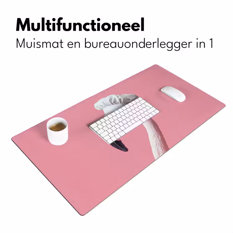 Bureau onderlegger - Flamingo - Roze - Koksmuts - Vogel — 6