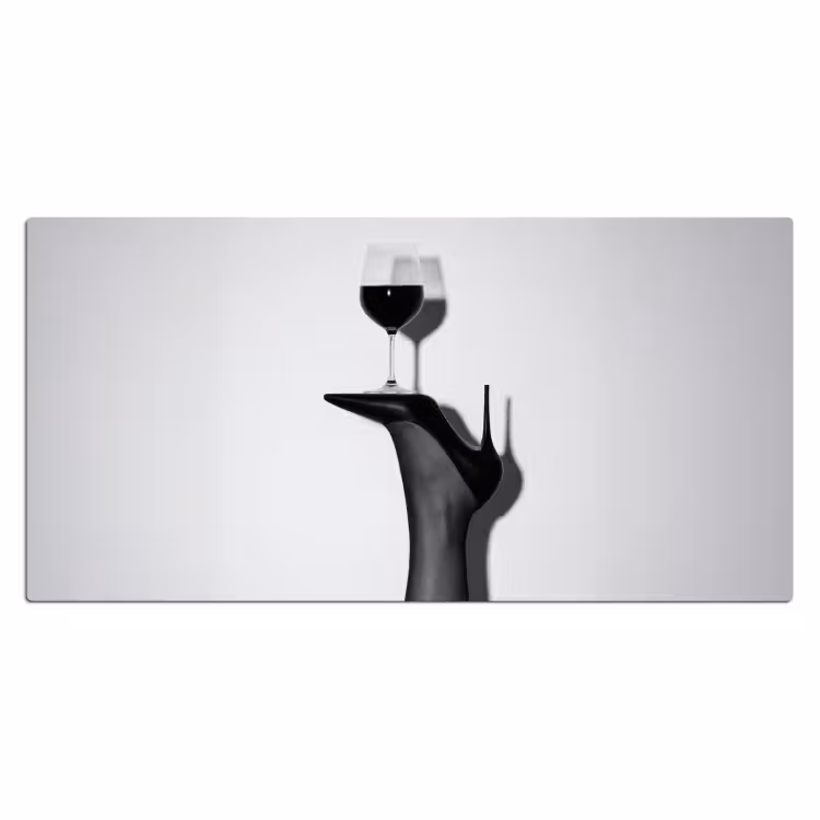 Bureau onderlegger - Hak - Wijn - Minimalistisch - Zwart — 1