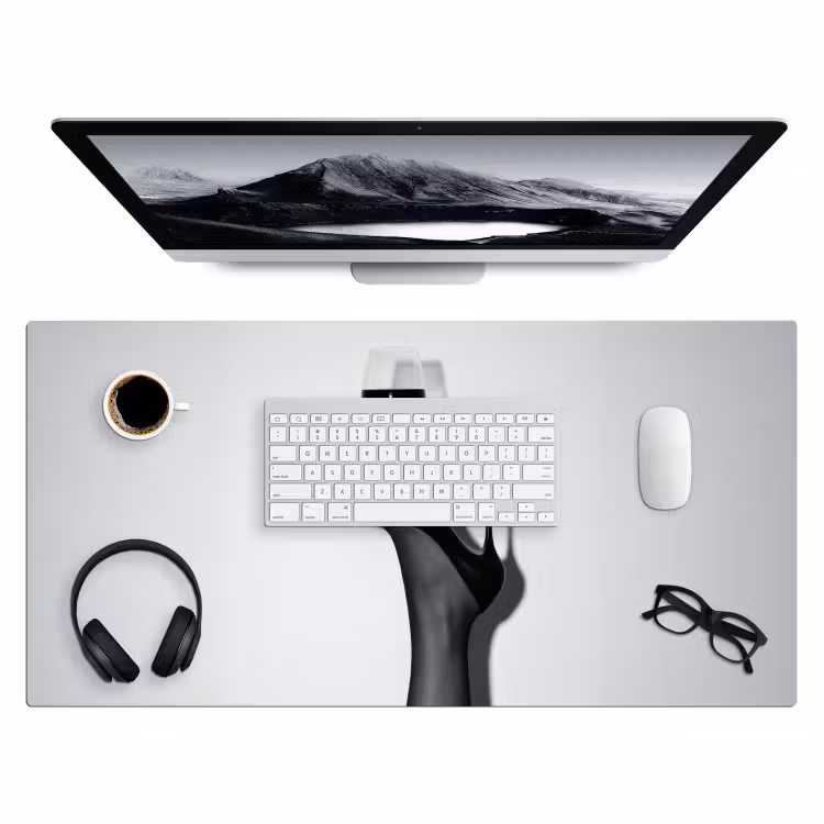Bureau onderlegger - Hak - Wijn - Minimalistisch - Zwart — 3