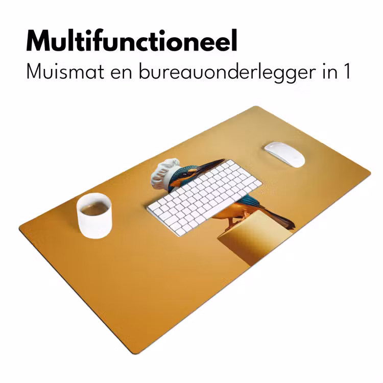 Bureau onderlegger - Ijsvogel - Pilaar - Koksmuts - Vogel — 6