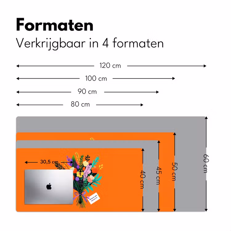 Bureau onderlegger - Kaartje - Boeket - Bloemen — 7